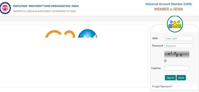 PF Passbook Login