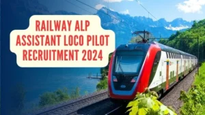 Railway ALP Assistant loco pilot Recruitment