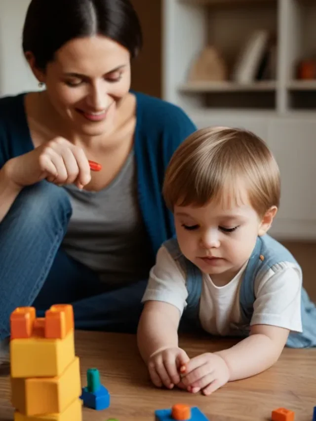 12 Imaging mothers teach activities to child in growth.