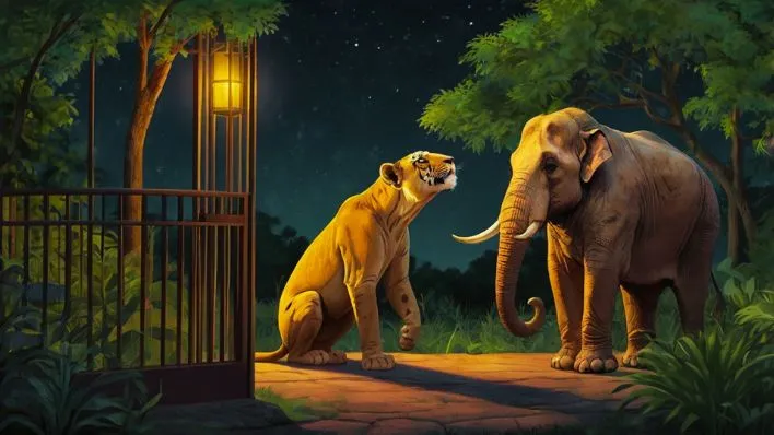 Midnight zoo love story stars Lucknow Zoo Midnight Adventure Secret Romance Wildlife Encounters Unexpected Connection