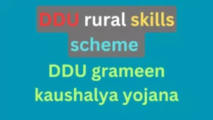 दीन दयाल उपाध्याय ग्रामीण कौशल्य योजना |DDU rural skills scheme  (DDU-GKY) DDU grameen kaushalya yojana