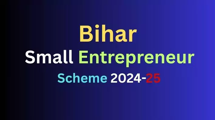 Bihar Small Entrepreneur Scheme 2024-25 छोटे व्यवसायों के लिए सुनहरा अवसर