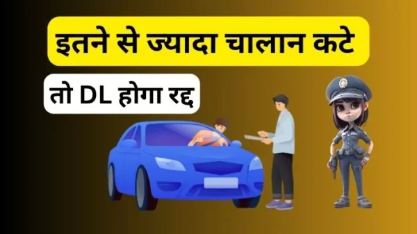 driving License cancelled if you pay more than five challans