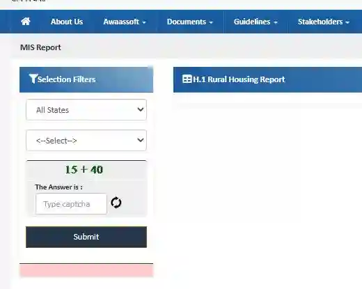 Chose your detal in pm awas scheme