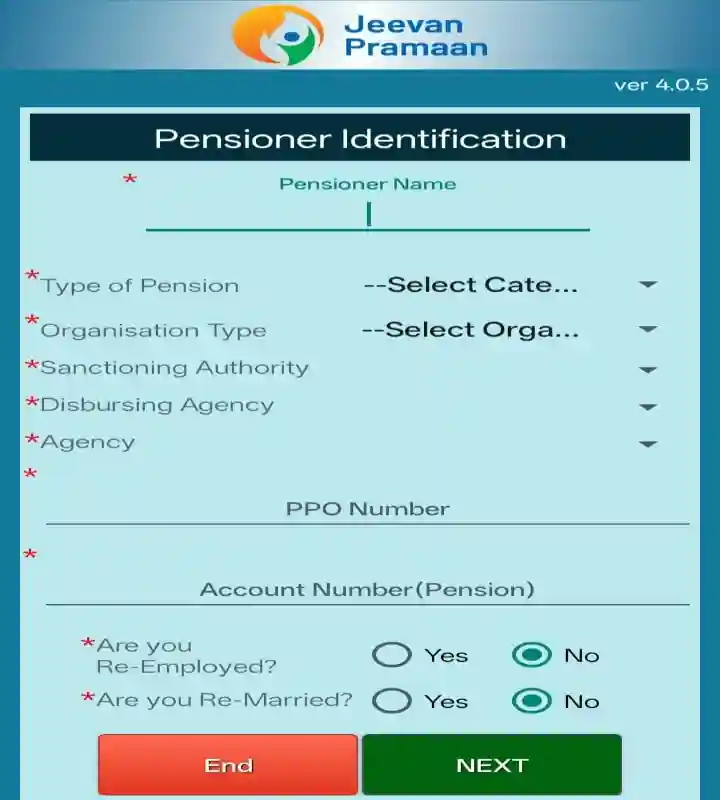 jeevanPramaan patra pensioner detail