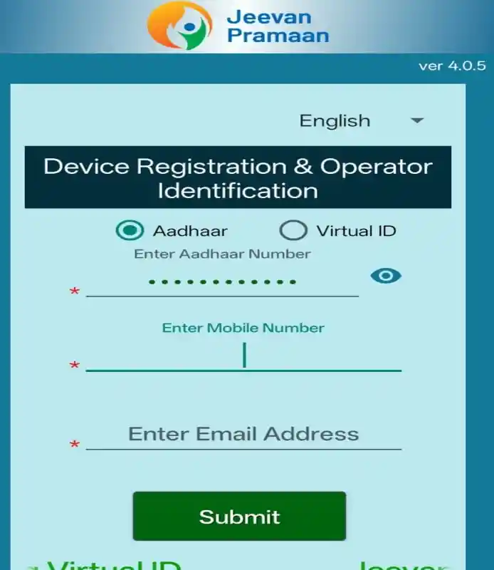 life certificate operator registration